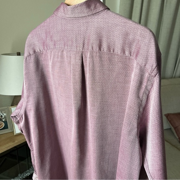Daniel Cremieux Men’s Plum Long Sleeve Button Up Shirt Size XL - Picture 9 of 14